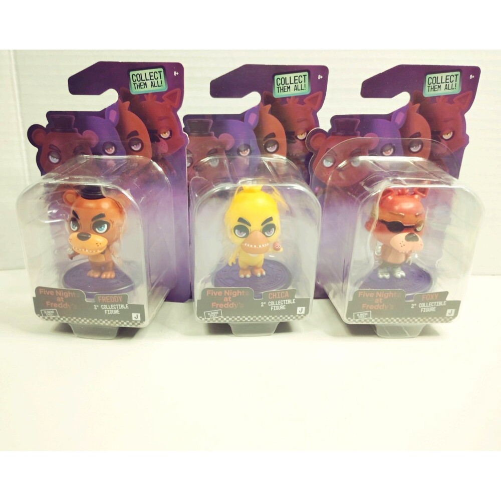Five Nights at Freddy's Mini Figures Freddy Chica Foxy 3-Pack
